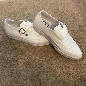 TUK white loafers